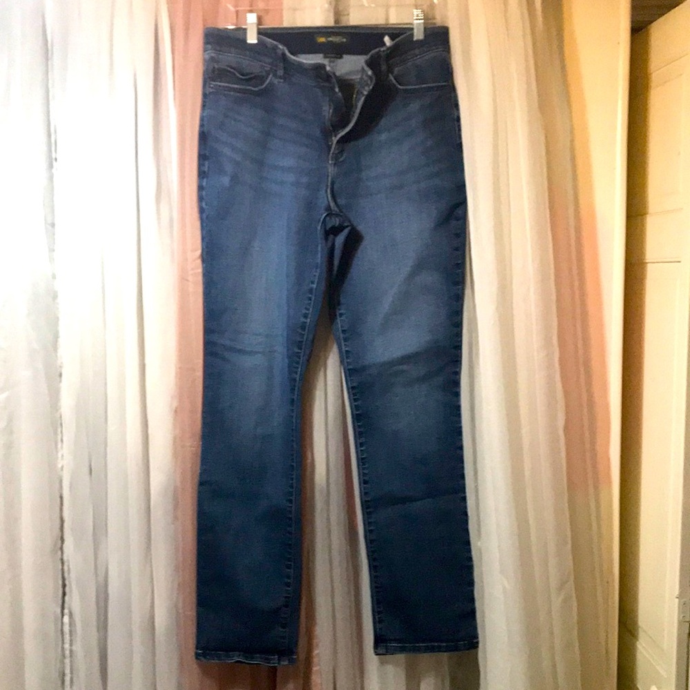 LEE FLEX MOTION STRAIGHT LEG JEANS 12 long
